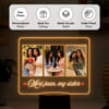 Gift Personalized Meri Jaan My Sister LED Photo Frame