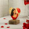 Buy Personalized Metal Heart Photo Stands (Set of 2)