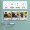 Gift Personalized Miles Apart Memories Fridge Magnet for Rakhi
