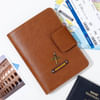 Gift Personalized Mini Travel Accessory Set - Tan