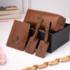 Personalized Mini Travel Accessory Set - Tan Online