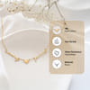 Gift Personalized Mom Dual-Name Heart Pendant Necklace