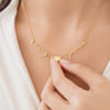 Shop Personalized Mom Dual-Name Heart Pendant Necklace