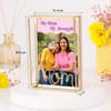 Gift Personalized Mom Gold Finish Photo Frame