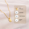 Gift Personalized Mom's Golden Initial Necklace