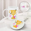 Personalized Mom's Trophy Mug & Coaster Duo