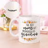 Personalized Mom to Grandma Floral Mug