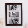 Shop Personalized Monochrome Valentine's Day Photo Frame