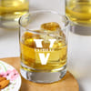 Gift Personalized Monogram Whiskey Glass Set - Set of 2