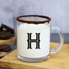Gift Personalized Monogrammed Glass Mug