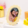 Gift Personalized Mother's Day Floral Bouquet & Yellow Oval Frame