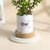 Gift Personalized Mother's Day Jade Plant With Pot