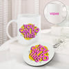 Personalized Motivational Ceramic Mug and Coaster Combo