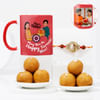 Personalized Mug And Ganesha Rakhi Hamper Online