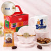 Personalized Mug with Tree of Love Rakhi Gift Hamper