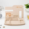 Shop Personalized Multi-compartment Wooden Desk Organiser