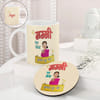 Personalized Mummy Ka Mug with Coaster