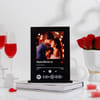 Personalized Musical Valentine's Day Couples Photo Frame