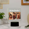 Buy Personalized My Best Brother LED Photo Lamp for Rakhi