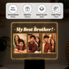 Gift Personalized My Best Brother LED Photo Lamp for Rakhi
