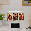 Shop Personalized My Best Brother LED Photo Lamp for Rakhi