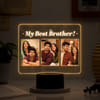 Personalized My Best Brother LED Photo Lamp for Rakhi