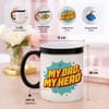 Gift Personalized My Dad, My Hero Magic Mug