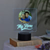 Gift Personalized My Hero Led Photo Lamp for Father's Day