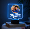 Personalized My Hero Led Photo Lamp for Father's Day