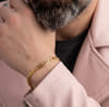 Shop Personalized Name Gold Bracelet for Father's Day