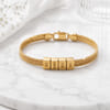 Personalized Name Gold Bracelet for Father's Day