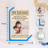 Gift Personalized Newspaper Acrylic Photo Frame for Dad