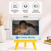 Gift Personalized Our Little World Mini Canvas for Rakhi