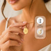 Buy Personalized Oval Pendant with Star Necklace