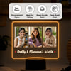 Gift Personalized Parents World LED Acrylic Photo Frame