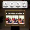 Gift Personalized Partners In Crime LED Lamp for Friends