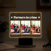 Personalized Partners In Crime LED Lamp for Friends Online