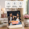 Gift Personalized Partners in Crime Photo Frame With Wooden Stand