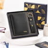 Personalized Passport Holder & Keychain Set for Dad