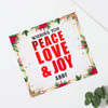 Gift Personalized Peace Love And Joy Christmas Hamper