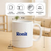 Shop Personalized Pearl Floral Rakhi Set with Mug Hamper