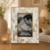 Personalized Pearlescent Father's Day Photo Frame