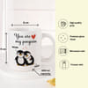 Gift Personalized Penguin Love Mug