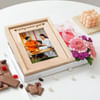 Shop Personalized Photo Frame And Floral Bliss For Raksha Bandhan