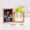 Buy Personalized Photo Frame with Money Plant for Dads