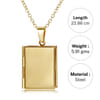 Gift Personalized Photo Locket Necklace For Women's Day