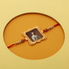 Gift Personalized Photo Rakhi with Jali Design in Gift Box