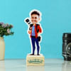 Personalized Photographer Caricature with Wooden Stand Online