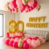 Personalized Pink And Gold Birthday Balloon Decor Online