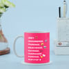 Personalized Pink Couple Mug Online